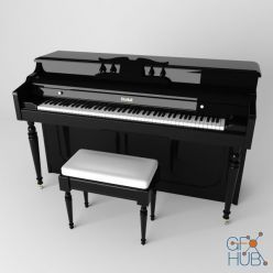 3D model Classical piano