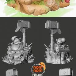 3D model Mail Moogle from Final Fantasy – 3D Print