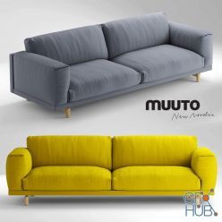 3D model Modern rest sofa by Muuto