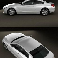 3D model BMW 6 Series Coupe Concept 2010 car