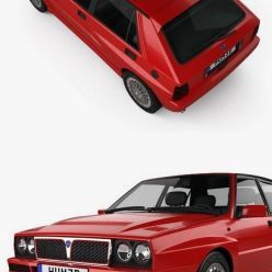 3D model Lancia Delta Integrale 1992