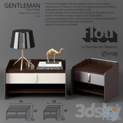 3D model Flou Gentleman Nightstand