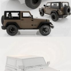 3D model Jeep Wrangler Rubicon