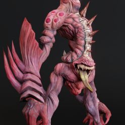 3D model Blood Creature