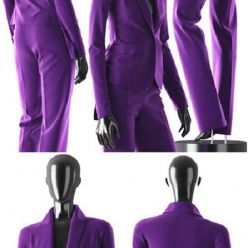 3D model Woman Purple Suit