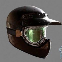 3D model BELL HELMET MOTO 3 PBR