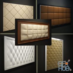 3D model 5 types of panels