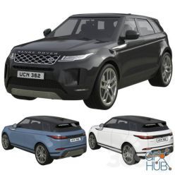 3D model Crossover Range Rover Land Rover Evoque