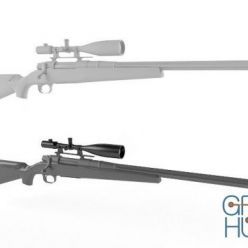 3D model Sniper rifle