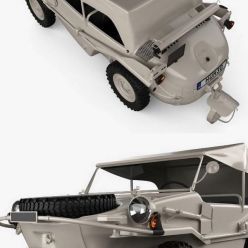 3D model Volkswagen Type 166 Schwimmwagen 1942