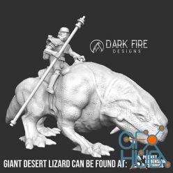 3D model Sandtrooper Dewback Rider – 3D Print