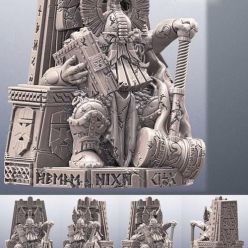 3D model Dwarf King Statue – 3D Print