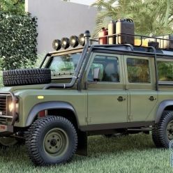 3D model Land Rover Defender Expedition 2012 for Lumion