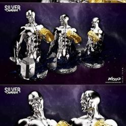3D model Wicked - Silver Surfer Bust – 3D Print