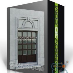 3D model Vargov architectural element