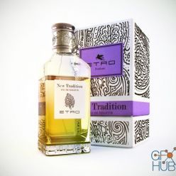 3D model New Traditions by Etro Perfume