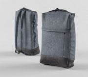 3D model Comfortable gray backpack