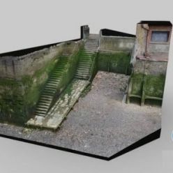 3D model Old Stairs (obj)