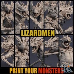 3D model Lizardmen – 3D Print