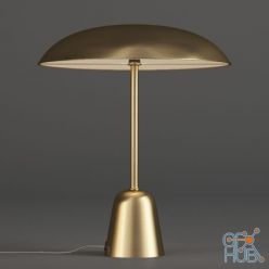 3D model John Lewis LED Table Lamp Satin Brass