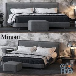 3D model MB1 bed by Minotti