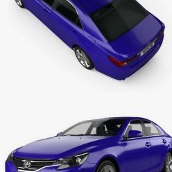3D model Toyota Mark X (Reiz) 2012
