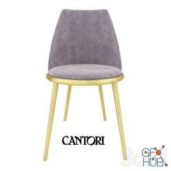 3D model Violet Cantori chair Aurora