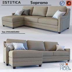 3D model Estetica Soprano sofa