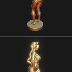 3D model ﻿Printable Girl Anime4 – 3D Print