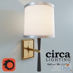 3D model Circa Lighting Refined Rib Sconce