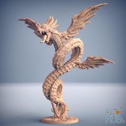 3D model Quetzalcoatl, The Snake God – 3D Print