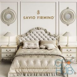 3D model Savio Firmino 1696 classic bedroom set