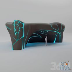 3D model Boulder space design