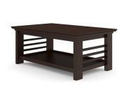 3D model Brown wooden coffee table