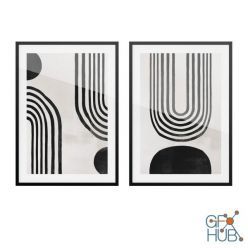 3D model Art Prints Posters Berlin Arches by Desenio