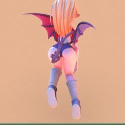 3D model Shyenne The Succubus and Origami Tobiichi 02 – 3D Print