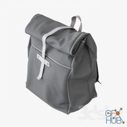 3D model Backpack Canvas Bag