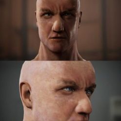 3D model Head Portrait PBR