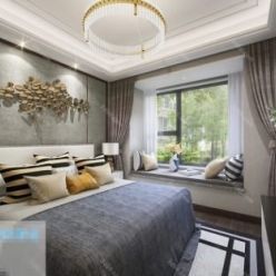 3D model Modern Style Bedroom Interior 1