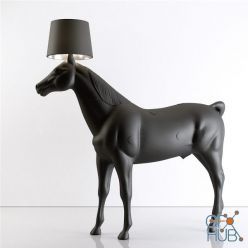 3D model Moooi Horse Floor Lamp