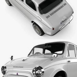 3D model Hum 3D Fiat Mitsubishi colt 500 1960