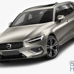 3D model Volvo V60 2019