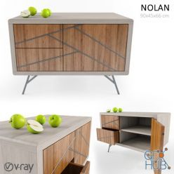 3D model NOLAN_Oak sideboard with drawers