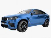 3D model Crossover BMW X6M 2015
