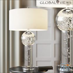 3D model Global Views Clear Bubble Table Lamp