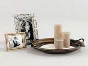 3D model Candles on a tray and photo