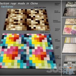 3D model Collection of carpets from China