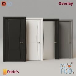 3D model Overlay doors by Portes