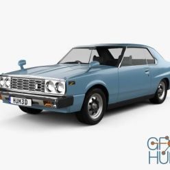 3D model Nissan Skyline (C210) GT Coupe 1977 Hum 3D car