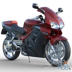 3D model Honda VFR 801 motorcycle